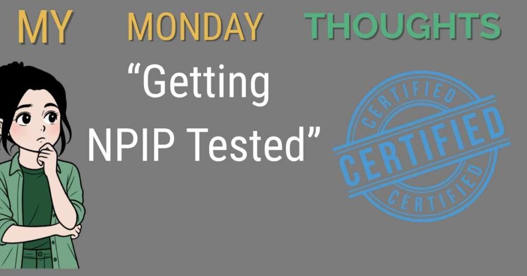 Getting NPIP Tested